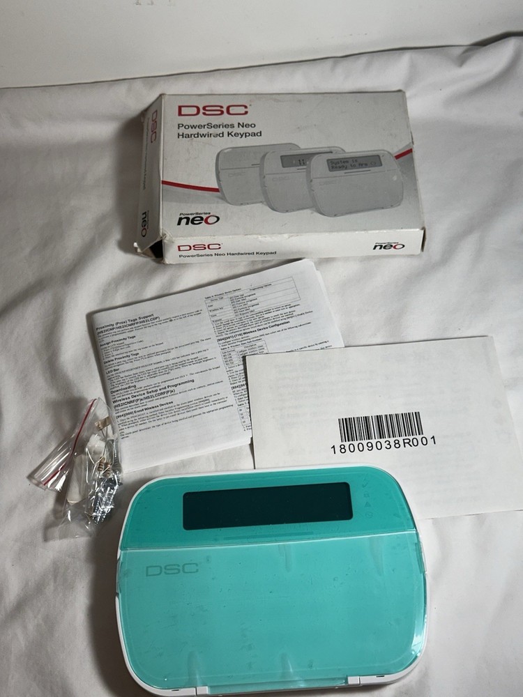 DSC PowerSeries NEO HS2LCD Full Message LCD Hardwired Keypad Home Security