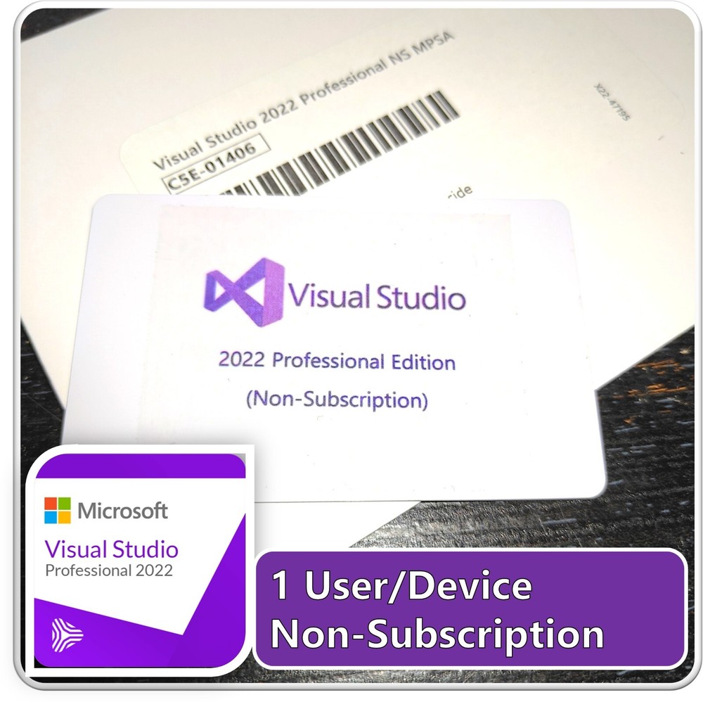 Visual Studio Professional 2022 - License Single Device (Lifetime) NS