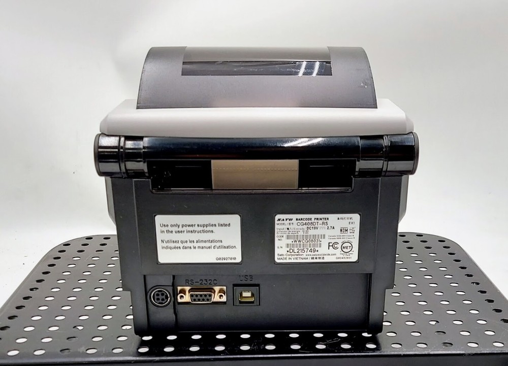 SATO CG408DT-RS Barcode Label Printer
