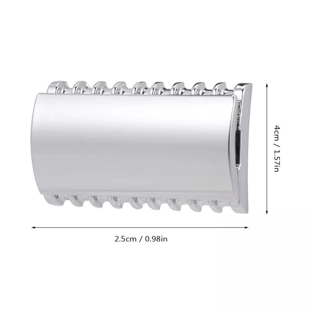 Replacement Double-Sided Safety Razor Head Open Comb