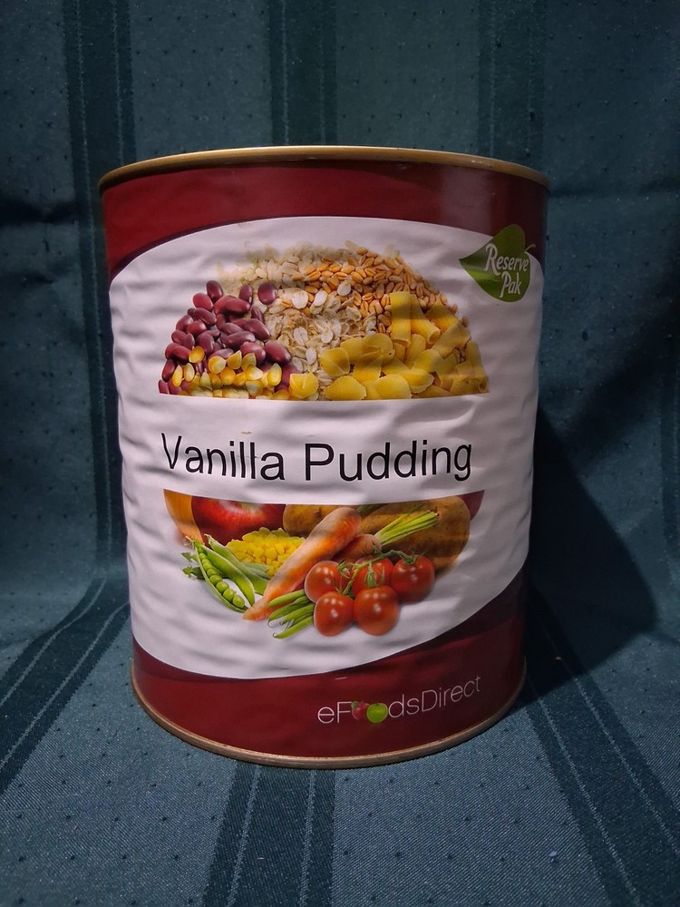 Reserve Pak Vanilla Pudding 4.5 lb Can  WP647