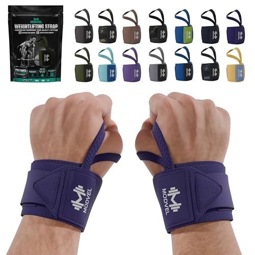 Adjustable Wrist Wraps for Gym & Lifting – Thick, Breathable Support Straps