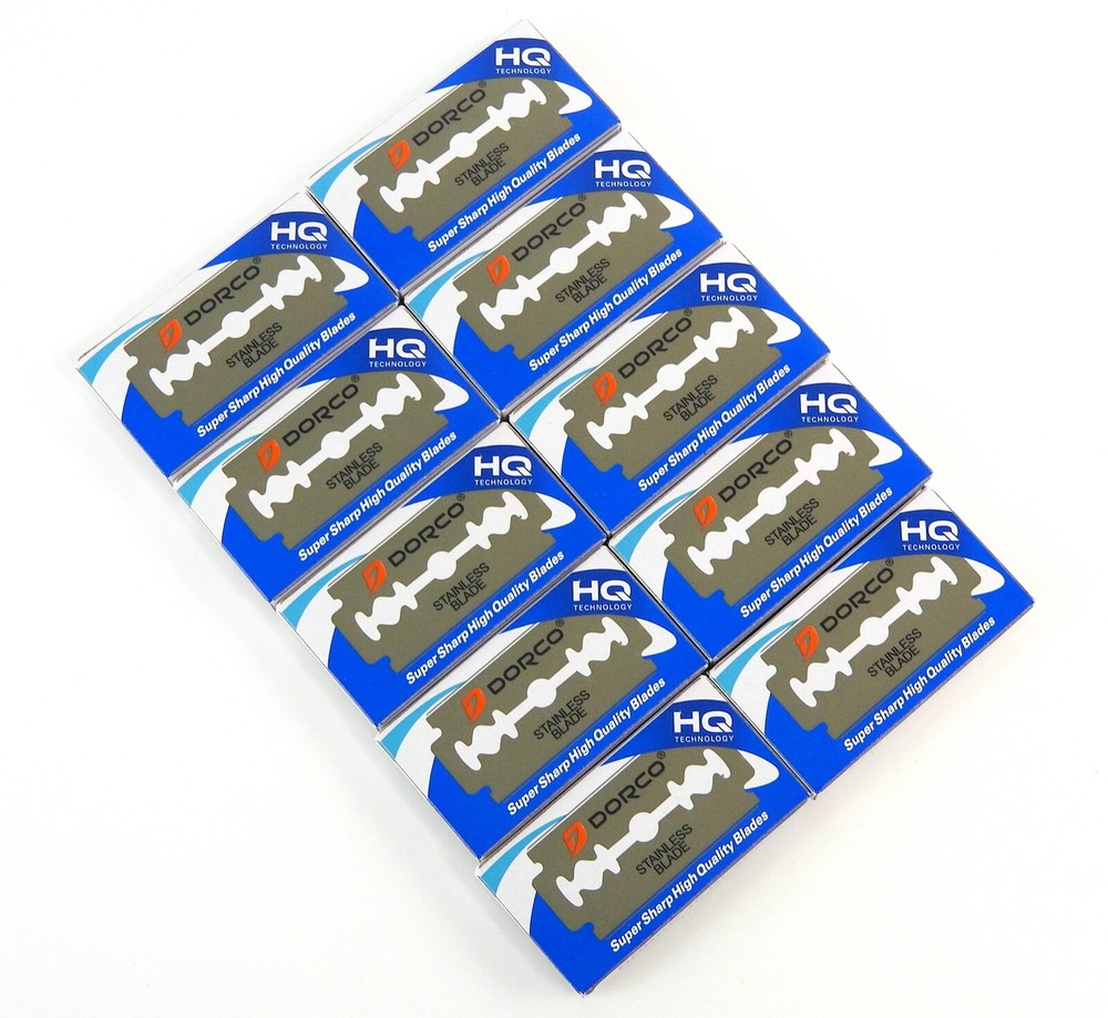 DORCO DOUBLE EDGE RAZOR BLADES 100 PIECES