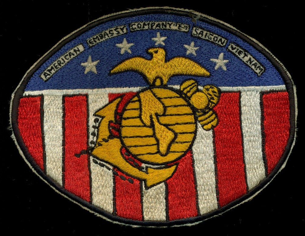 USMC US Embassy Compay E Saigon Vietnam Patch CT4