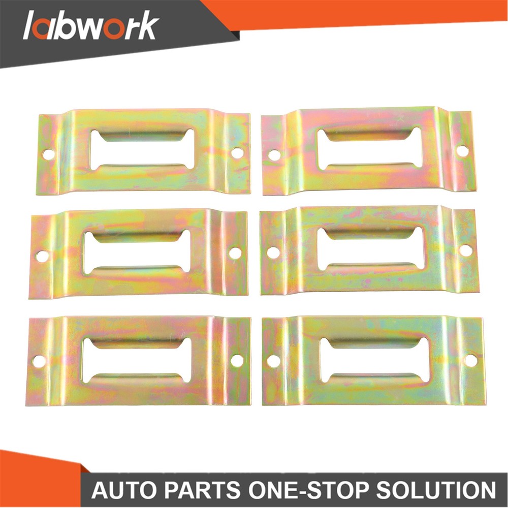 Labwork 20 Pack E-Track Tie Down Slots Portable E Track 1-Slot Plates