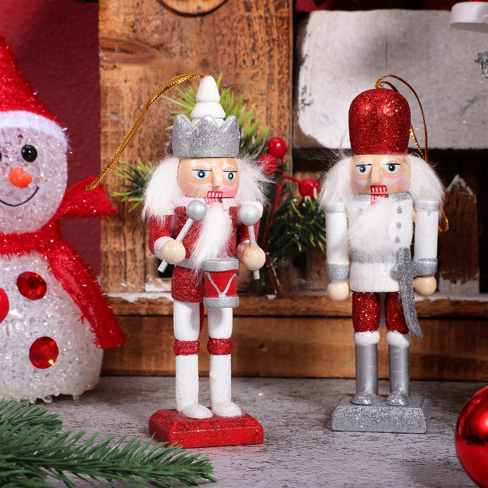 10 Pcs Nutcracker Ornaments Christmas Décor Nutcrackers Decorations