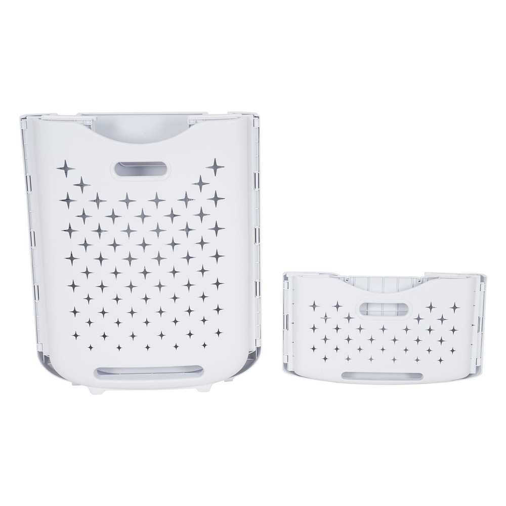 Foldable Multi-tier Laundry Hamper Collapsible Dirty Clothes Laundry Basket