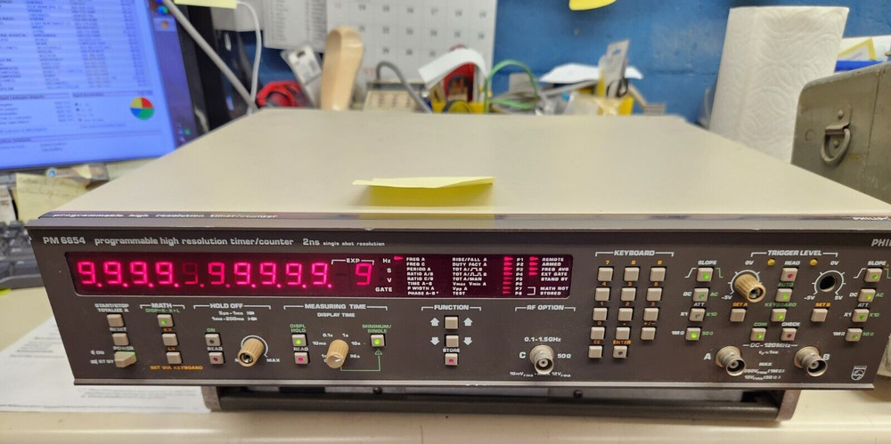 Philips PM6654 Programmable High Resolution Timer/Counter,