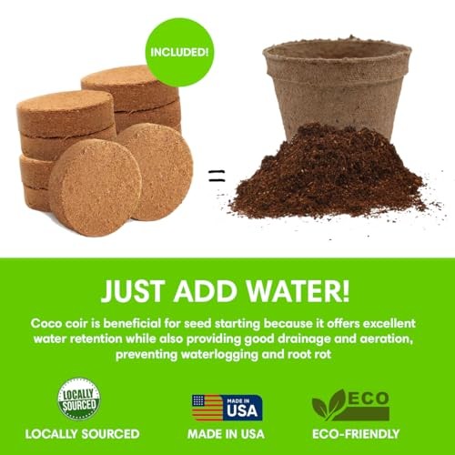 Seedling Starter Kit Germination Grow Cups and Soil (0 Pack) Biodegradable 1