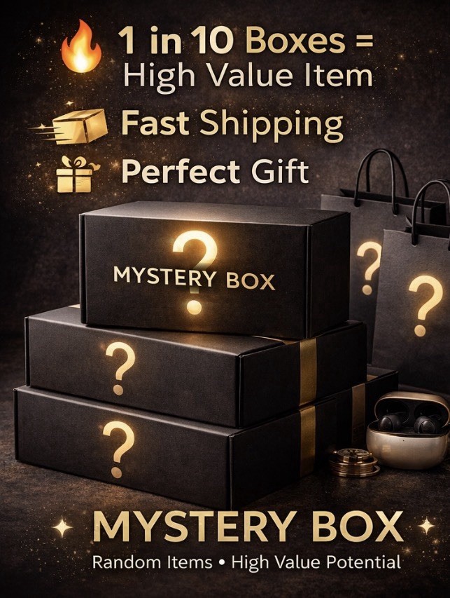 Mystery Box – Surprise Items, Cool Finds, Random Pulls – No Guarantees!