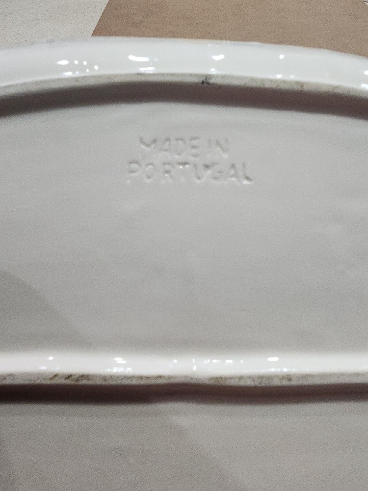 Vintage Portuguese Seafood Serving Platter