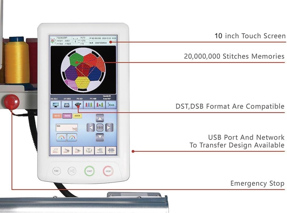 Factory Wholesale New Embroidery Machine