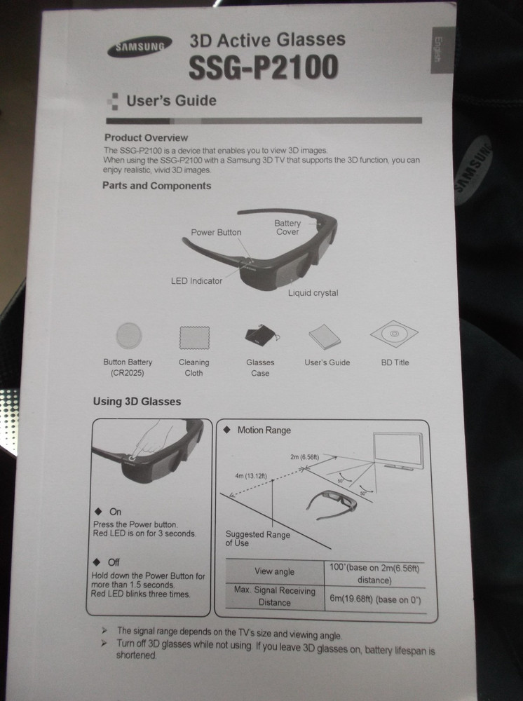 SAMSUNG 3D GLASSES STARTER KIT