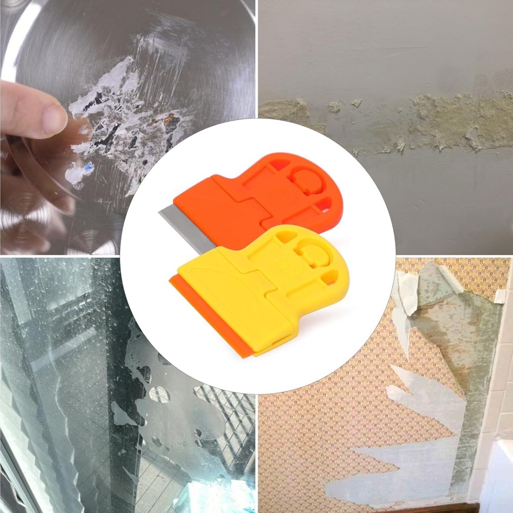 2 Pack Razor Blade Scraper Plastic Tool 2