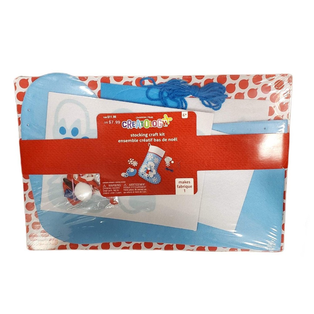 Creatology DIY Christmas Stocking Kit - Blue Monster