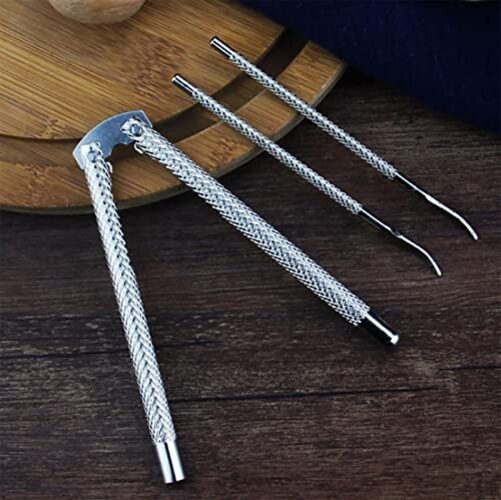 3 Pcs Nutcracker Stainless Steel Nut Cracker Set including 1 Nut Cracker and