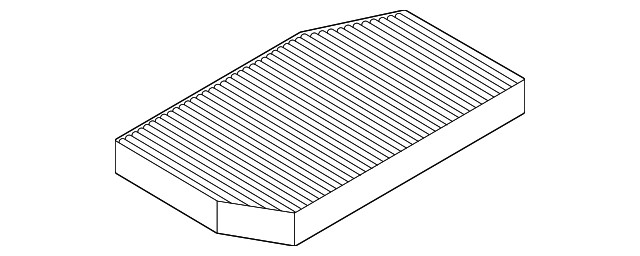 Genuine BMW Filter Element 64-11-5-A54-7D4