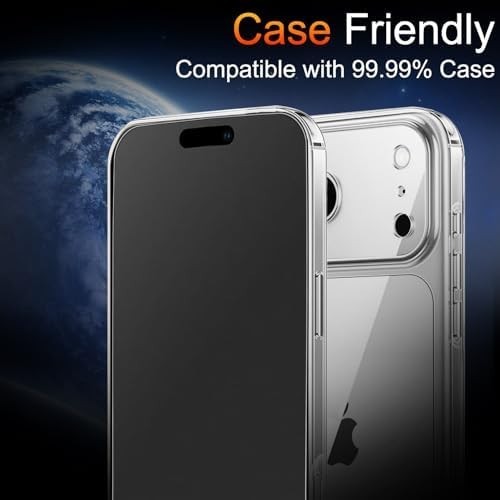 (Anti-Blue Light) 3 Pack for Iphone 17 Pro Max Matte Screen Protector Tempered G