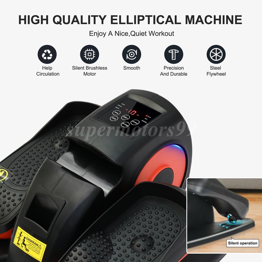 Ellipse Leg Exercise While Sitting Pedal Exerciser Under Desk Elliptical Machine