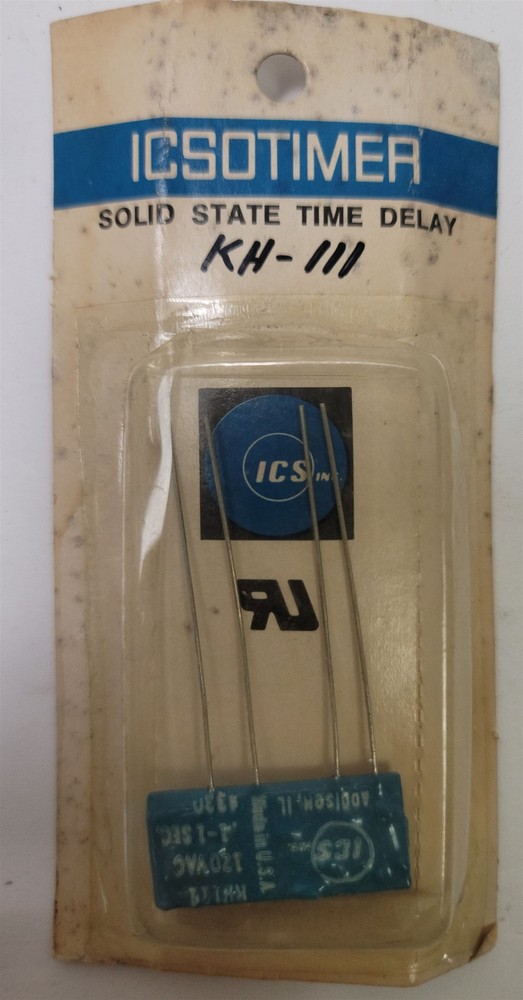 ICS KH-111 Solid State Time Delay .1-1 Sec. , 120VAC, New OS