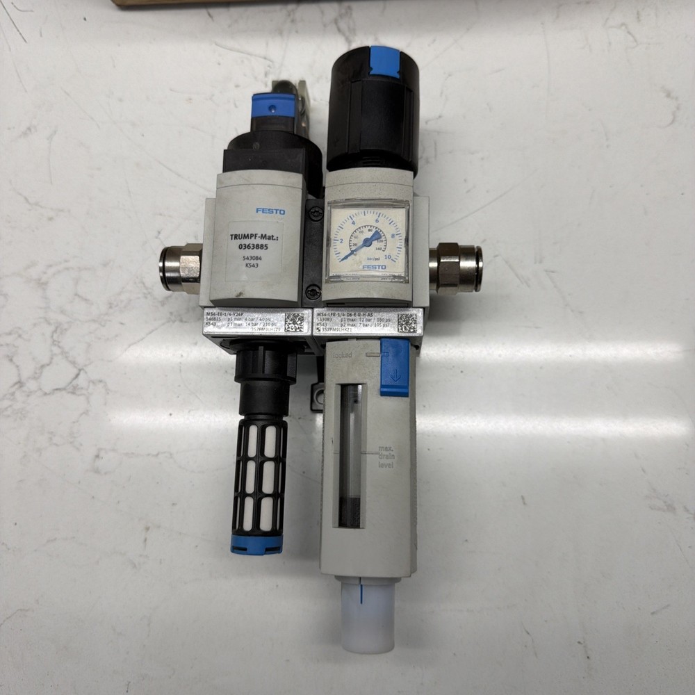 TRUMPF 0363885 (FESTO) PNEUMATIC FILTER REGULATOR
