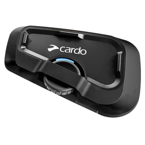 Cardo Systems FREECOM 2X Motorcycle 2-Way Helmet Bluetooth 1 Pack, Black