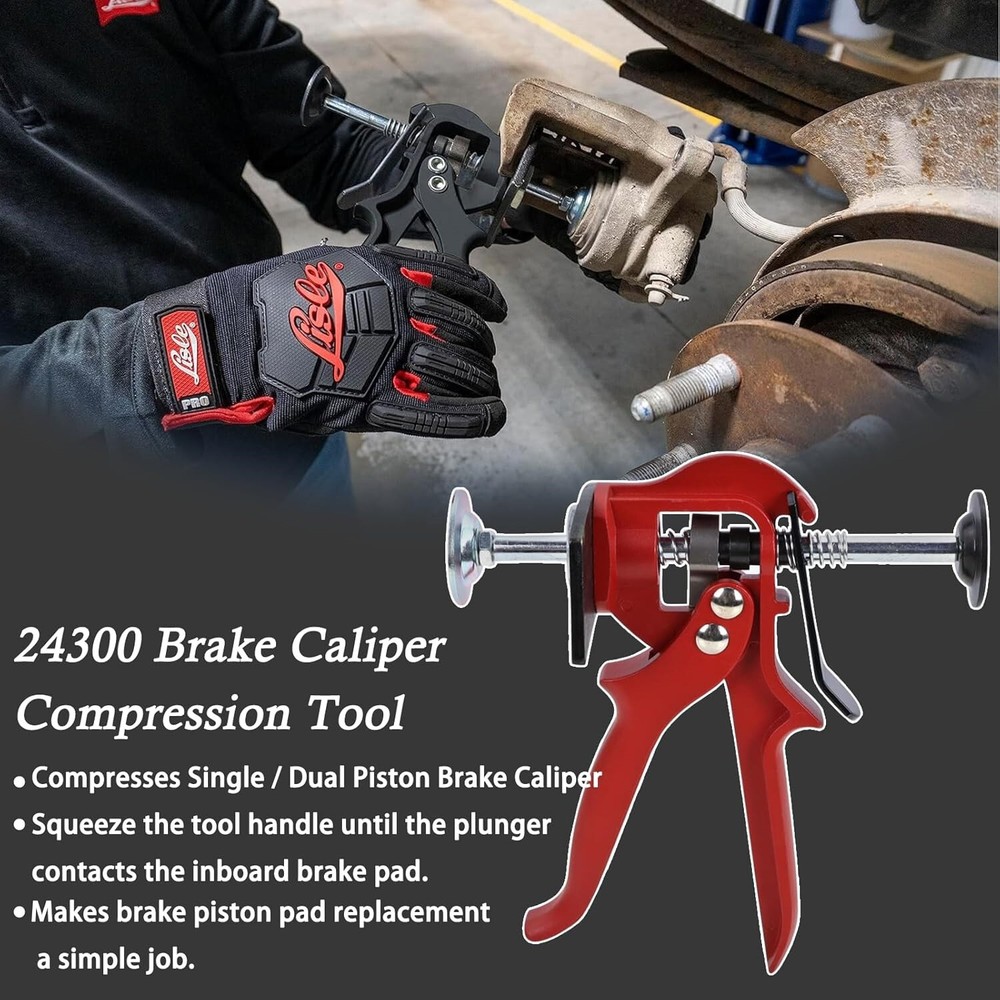 Disc Brake Pad Separator / Spreader Tool Single/Dual Piston Caliper Compression