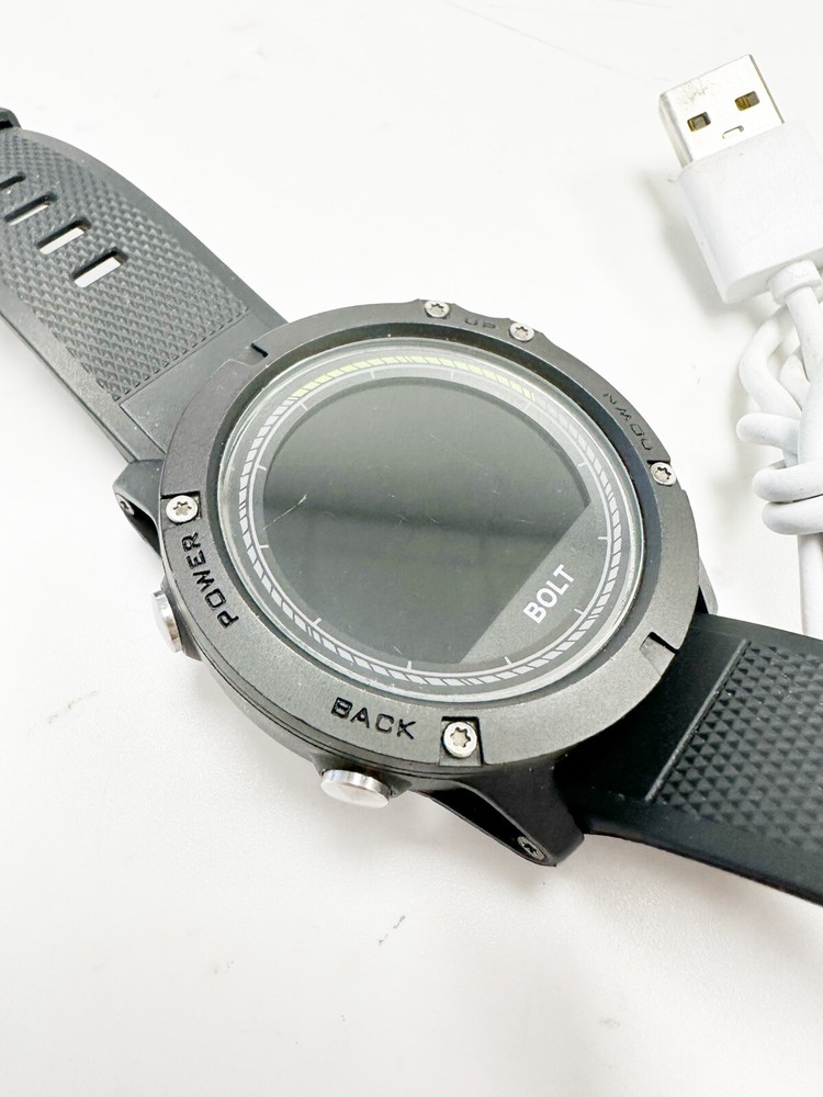 BOLT TRANSISTOR PLUS Tactical Military Smartwatch 42mm for Android - Black
