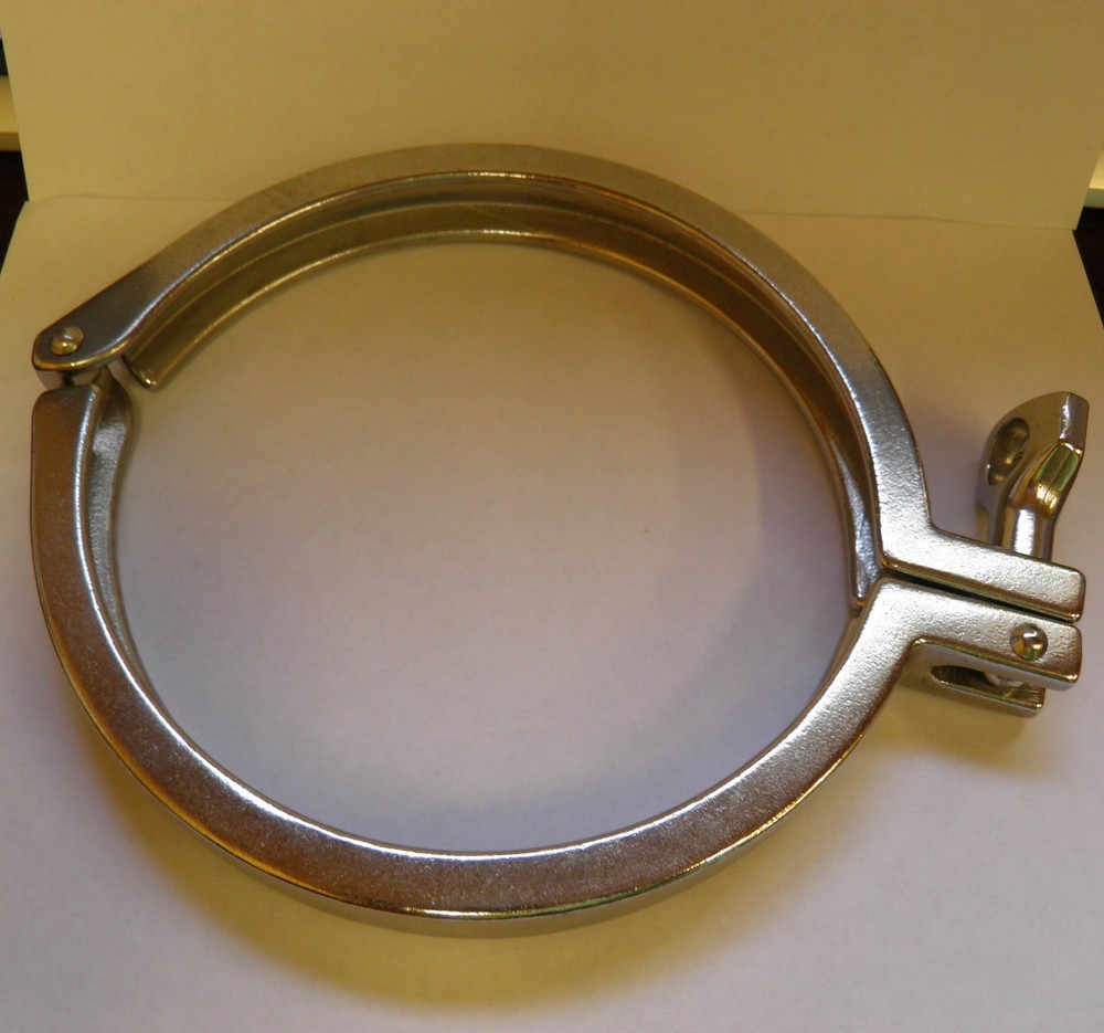 8" Single Hinge Sanitary Tri Clover/Tri Clamp SS304