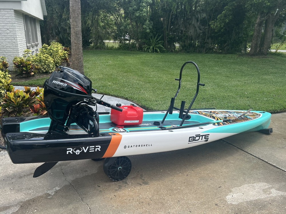 BOTE - Rover Micro Skiff/Paddleboard 9.9 HP motor