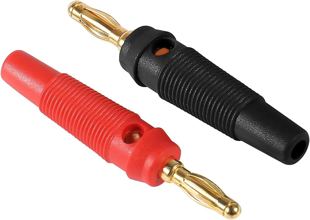 24Pcs 4mm Banana Plug 32A High Current Speaker Plugs Stackable Screw...