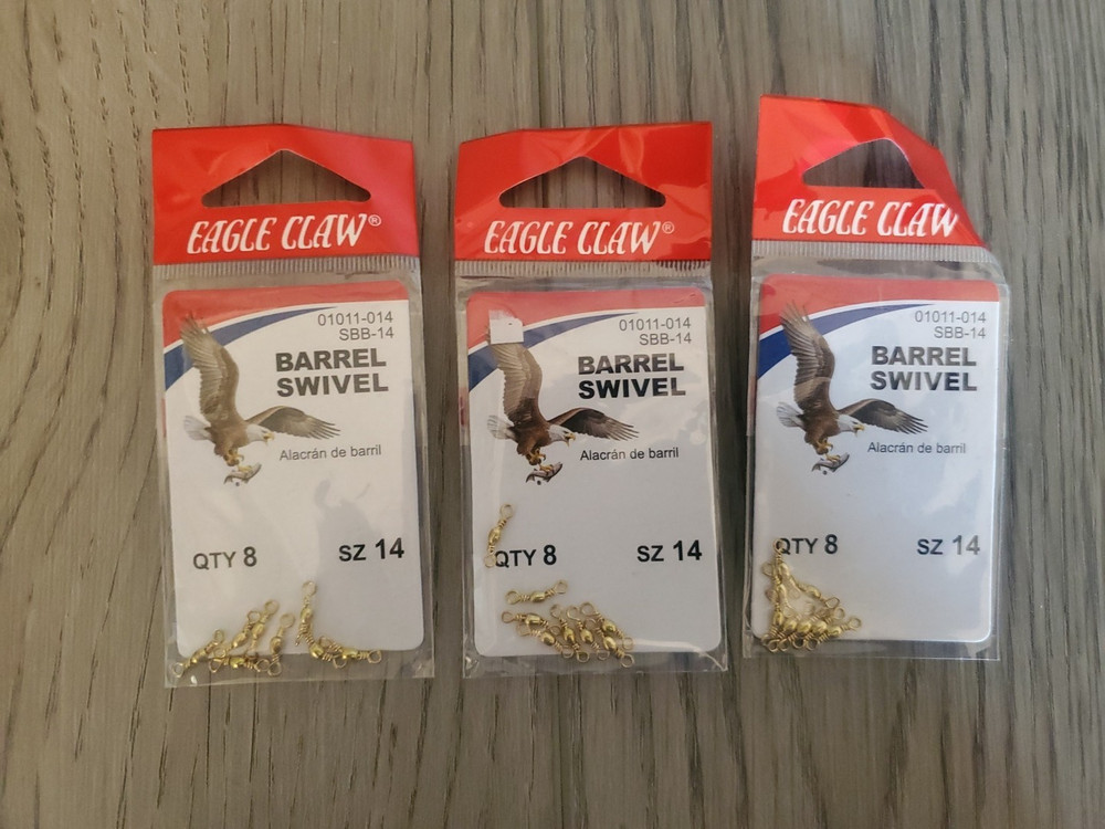 Eagle Claw Barrel Swivel Size 14