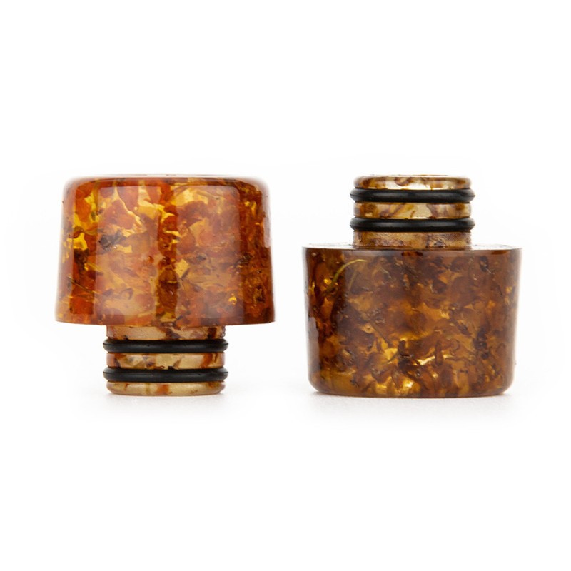 510 Rose Petal Resin Drip Tip 2PCS