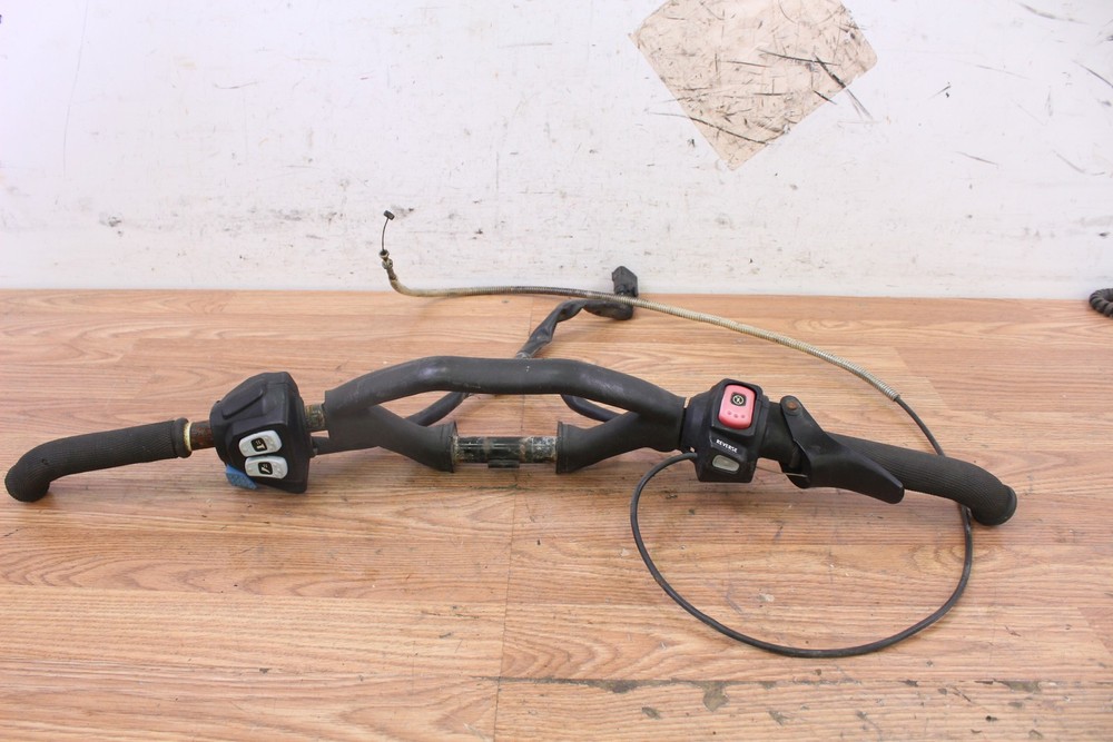 2007 Arctic Cat M8 Handlebars with Controls Hand Warmers and Throttle Cable