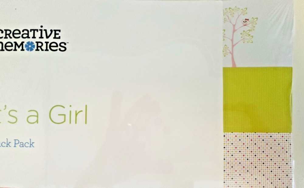 Creative Memories IT'S A GIRL Stack Pack & Mat Pack - NEW