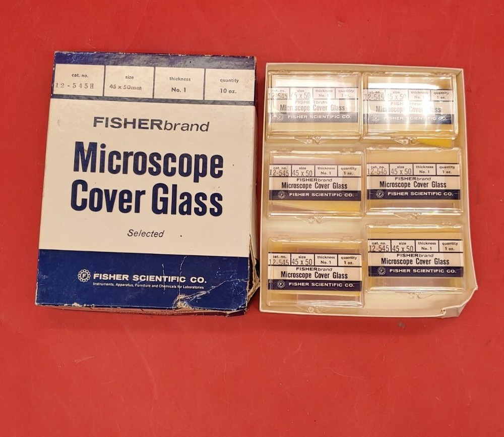 Fisher  Microscope Cover Glass Selected