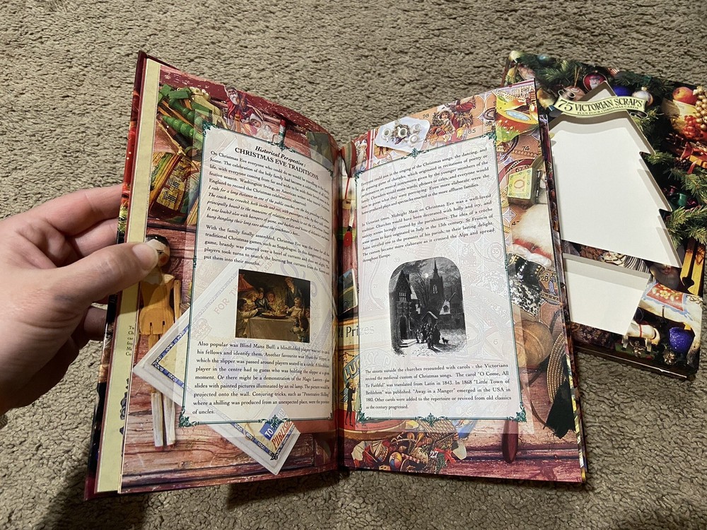 Victorian Christmas Source Book 10 Projects Includes Repro Scraps & Cards Lovric