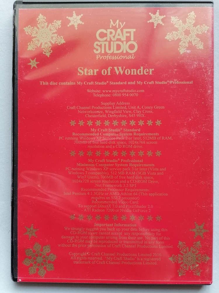 CRAFT 'e' CHRISTMAS, Craft CD, 4-disc set - My Craft Studio