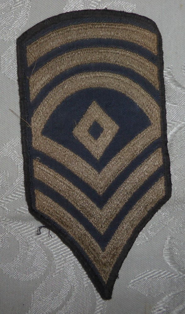 Vintage US Military Patch - First Sergeant