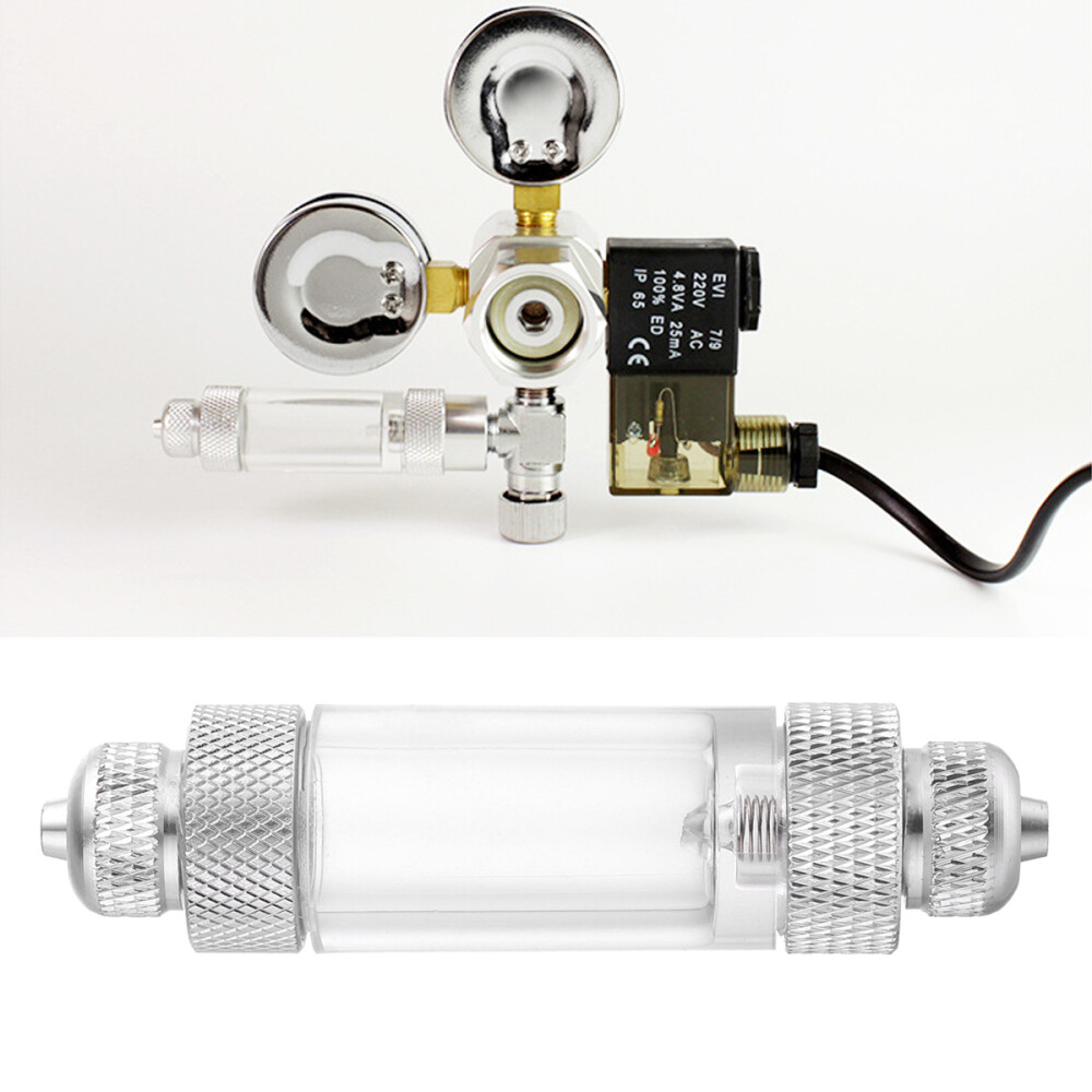Carbon Dioxide Bubble Meter Counter for CO2 Double Head Diffuser