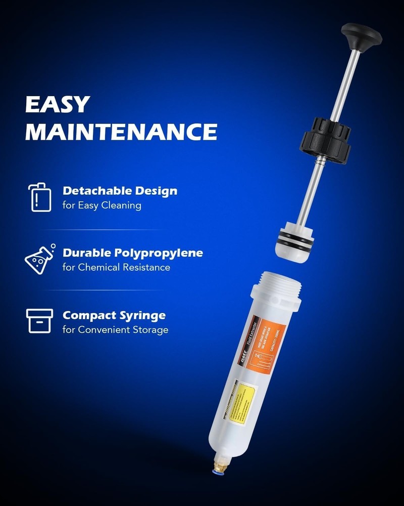 High-Quality 200mL Fluid Extractor with Hose Extensions for Maximum Performance