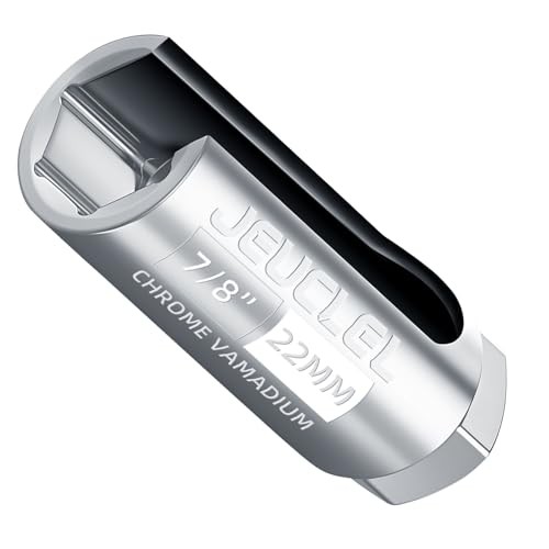 Oxygen Sensor Socket 22mm 7/8 inch, 3/8 in Drive O2 Sensor Removal Tool, 3/8"
