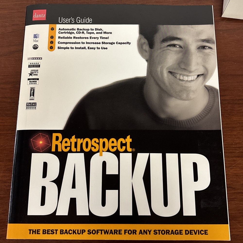 Vintage Dantz Retrospect Workgroup Backup V4.3 Macintosh With Box