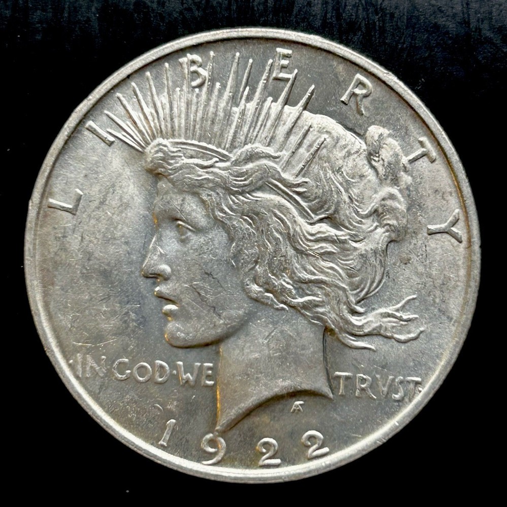1922-D $1 Peace Silver Dollar BU+ - 25323