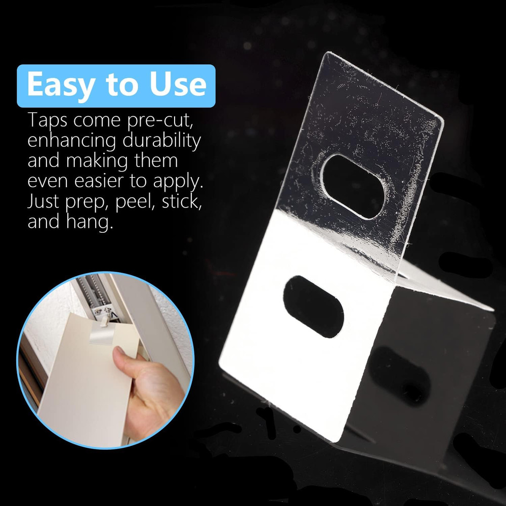 25 Sets Clear Vertical Blind Repair Tabs Replacement - Vertical Blinds Tabs/Blin