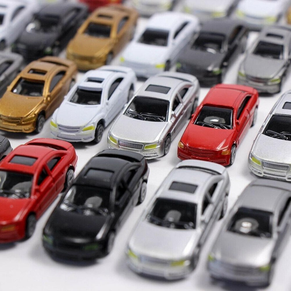 5Pcs Miniature Painted Model Cars Vehicle Layout