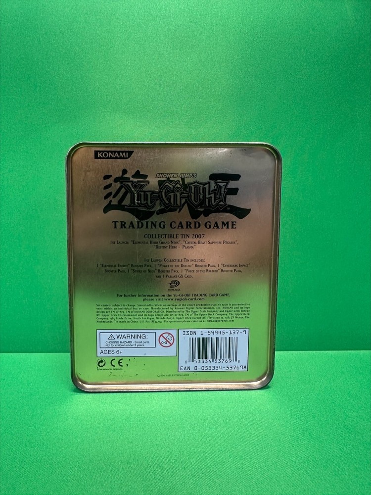 Yu-Gi-Oh Elemental Hero Grand Neos Tin Empty