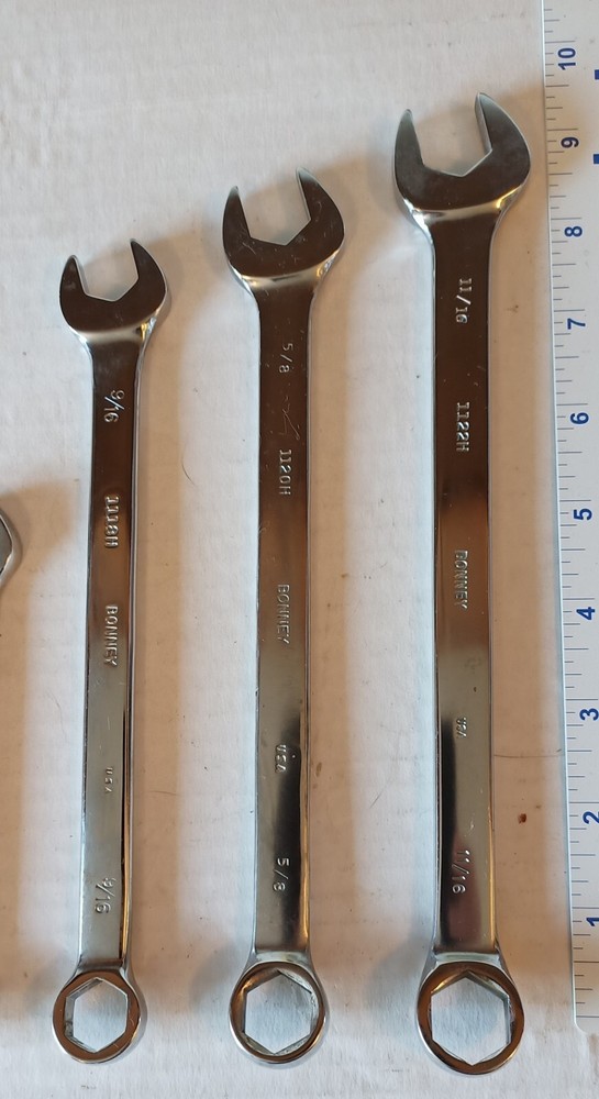 NOS Bonney Combination Wrenches 6pt