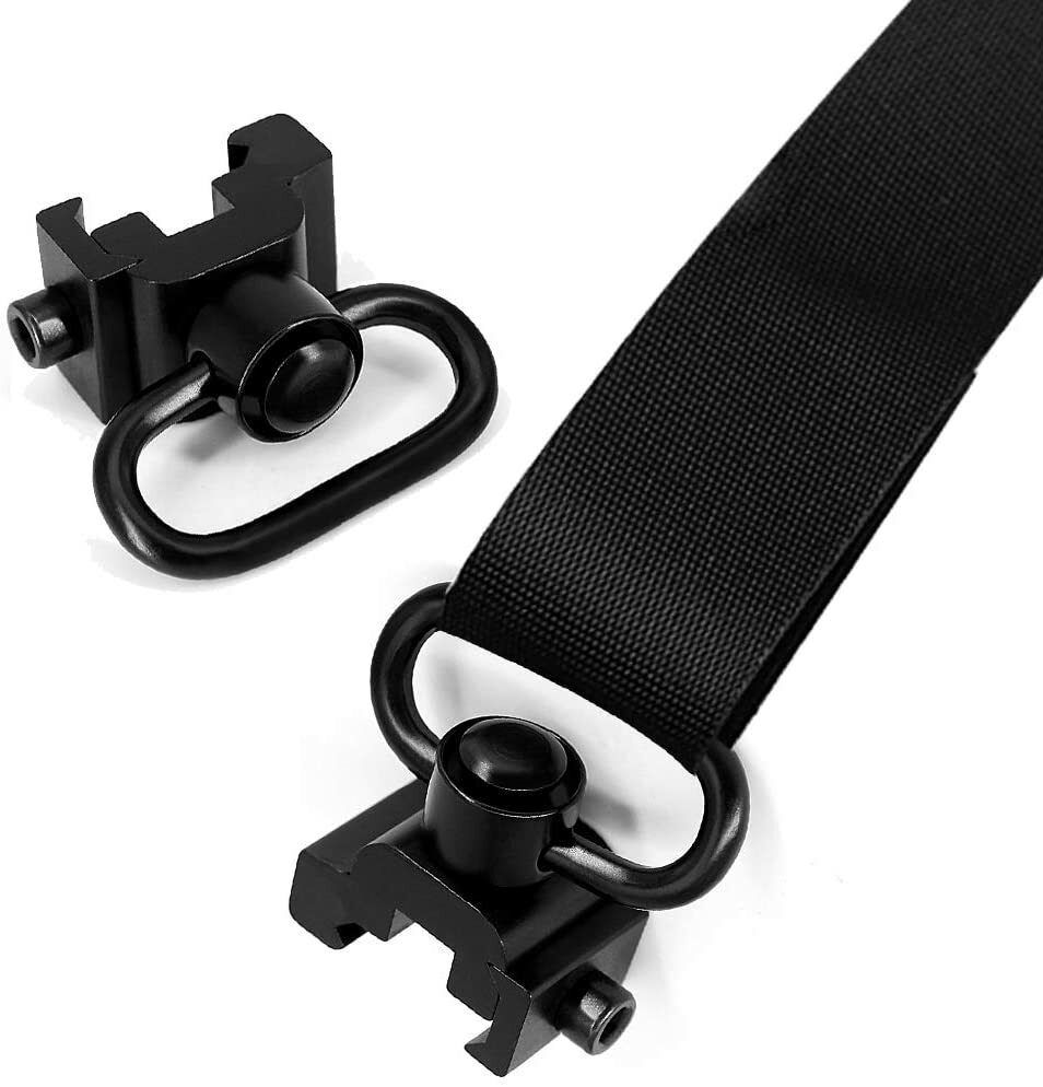 Quick Release/Detach Sling Swivel with Push Button and 1.44'' Loop High Strength