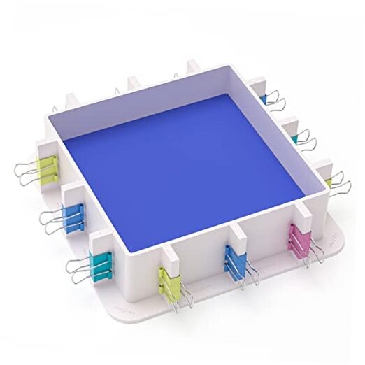 Adjustable Molds Housing for Silicone & Resin Molds, Reusable Plastic Frame